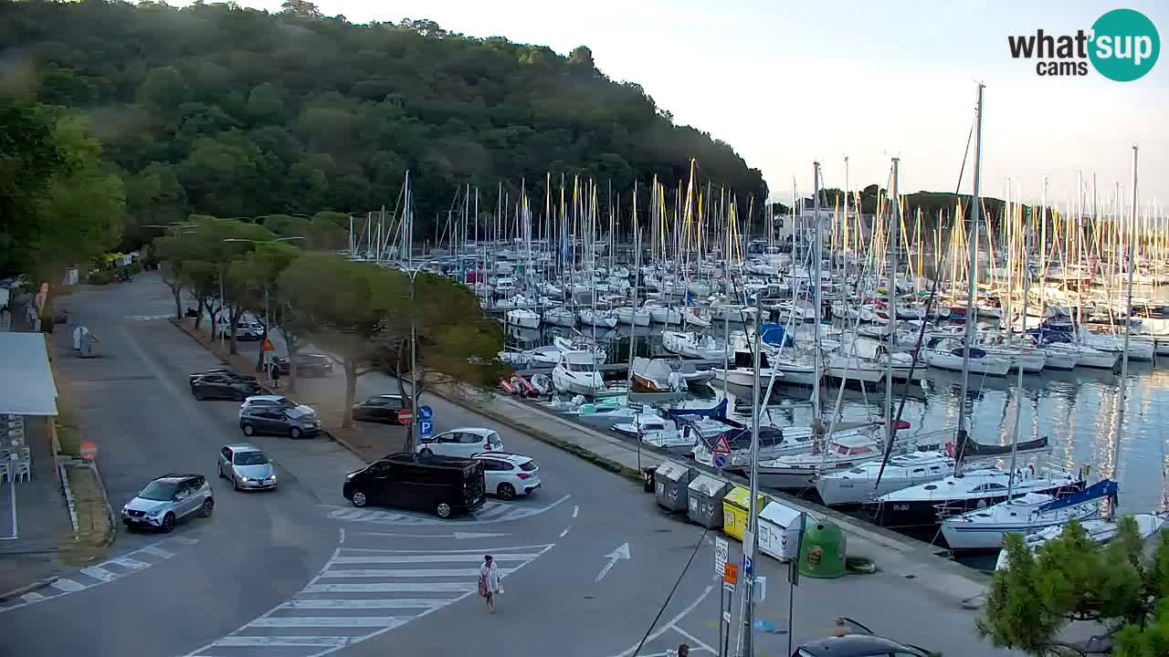 Web kamera Sistiana Uvala – Pogled uživo na marinu i zaljev