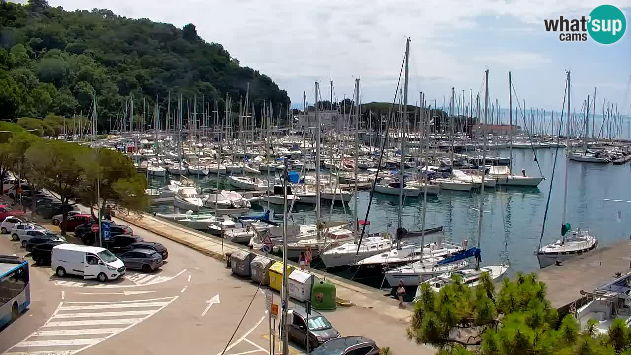 Webcam Baie de Sistiana – Vue en direct de la marina et de la baie