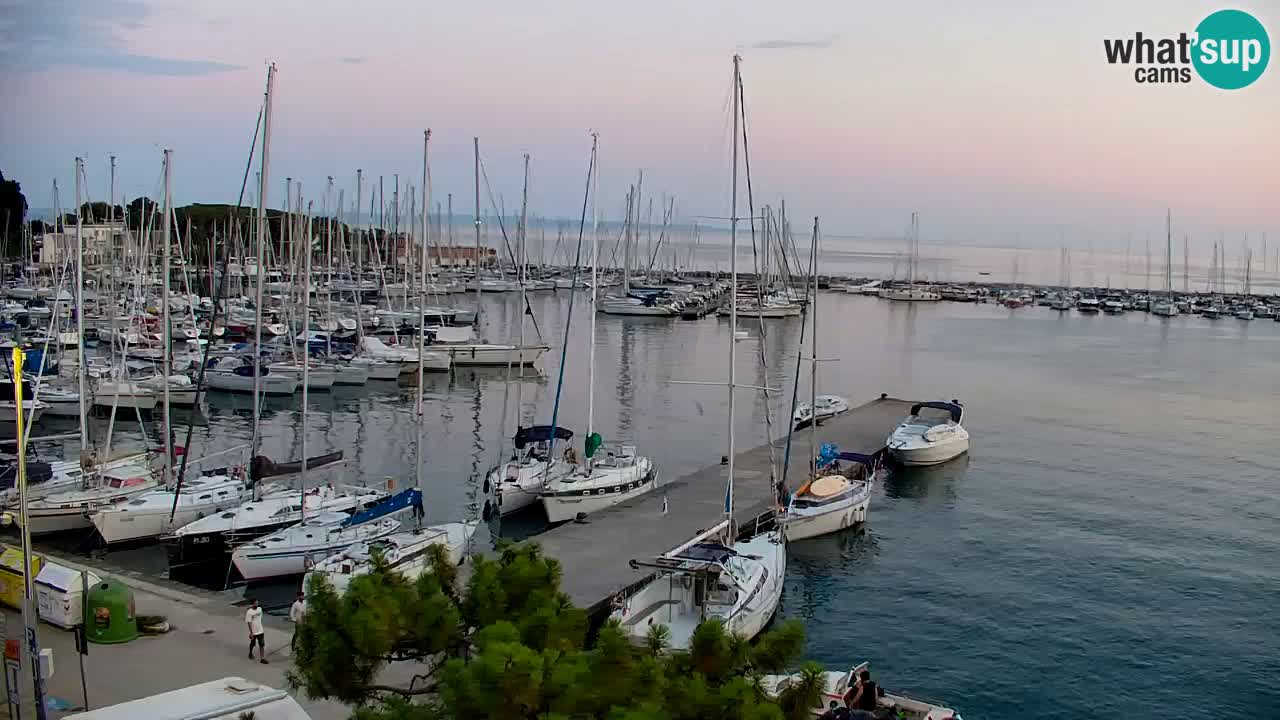 Webcam Baie de Sistiana – Vue en direct de la marina et de la baie