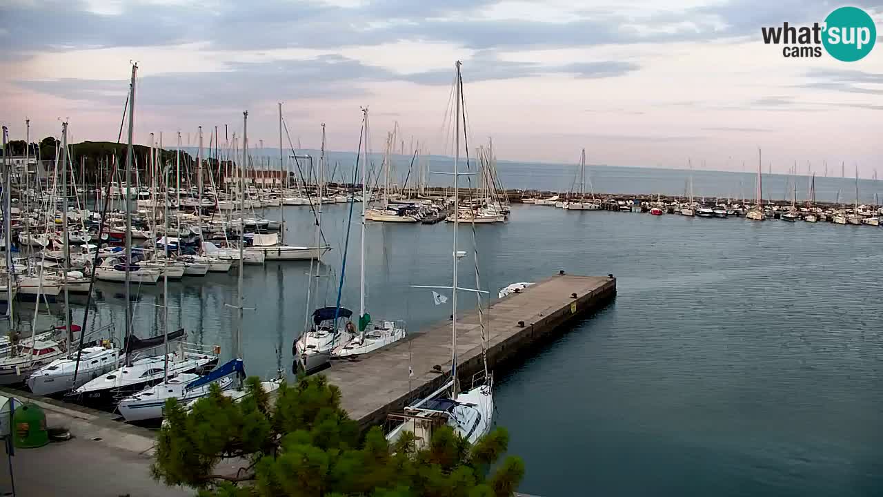 Spletna kamera Sesljanski zaliv – Pogled v živo na marino in zaliv