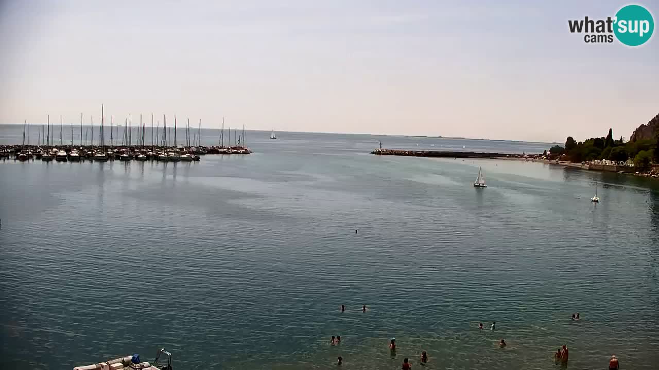 Web kamera Sistiana Uvala – Pogled uživo na marinu i zaljev