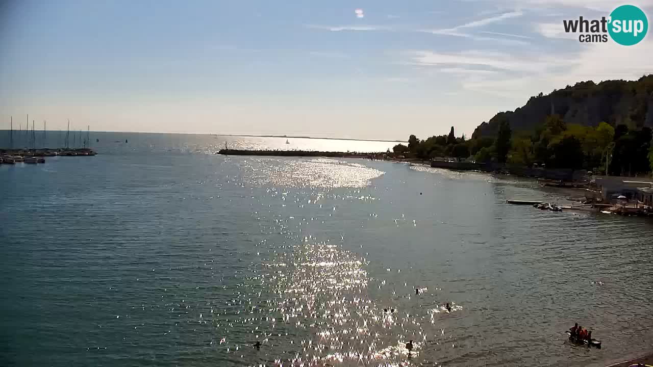 Webcam Baie de Sistiana – Vue en direct de la marina et de la baie