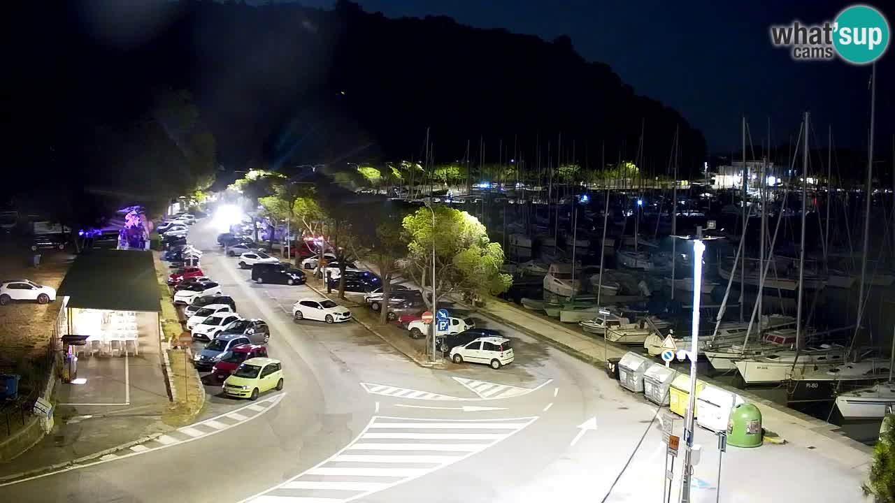 Webcam Bahía de Sistiana – Vista en directo del puerto deportivo y la costa