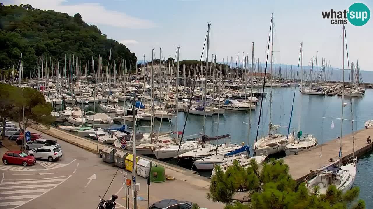 Webcam Baie de Sistiana – Vue en direct de la marina et de la baie