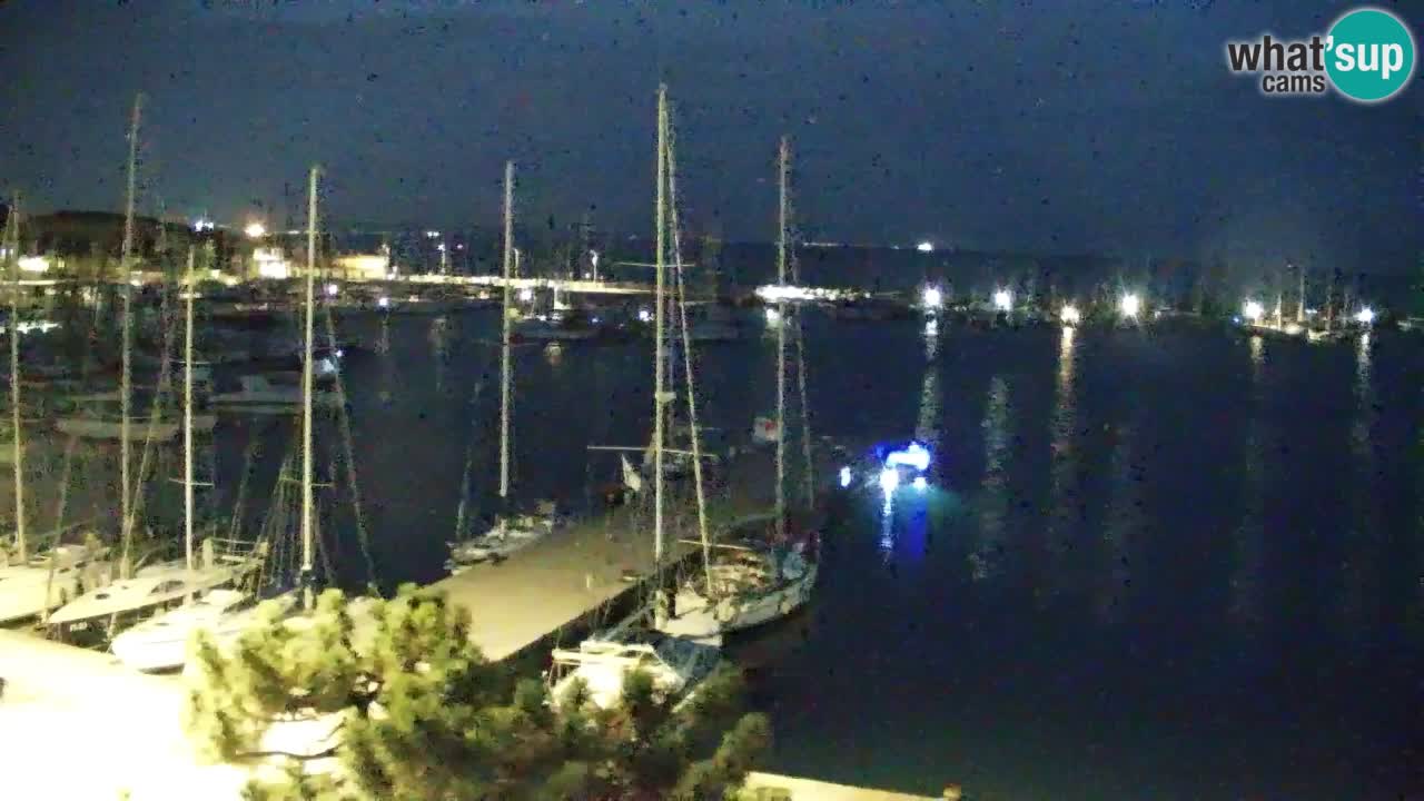 Spletna kamera Sesljanski zaliv – Pogled v živo na marino in zaliv
