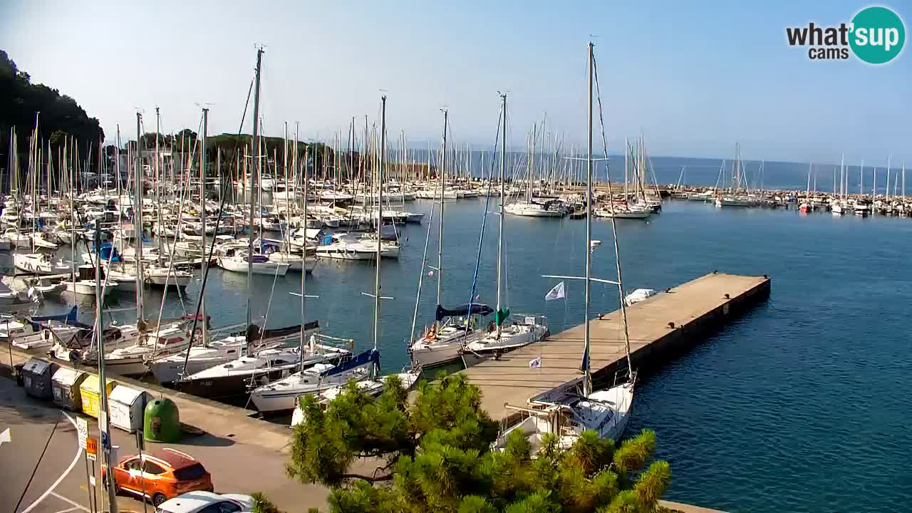 Webcam Baie de Sistiana – Vue en direct de la marina et de la baie