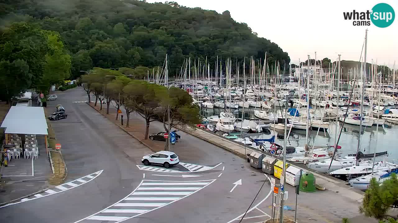 Webcam Baie de Sistiana – Vue en direct de la marina et de la baie