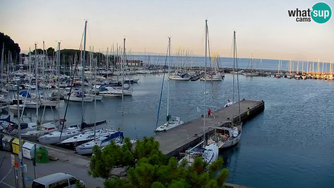 Spletna kamera Sesljanski zaliv – Pogled v živo na marino in zaliv