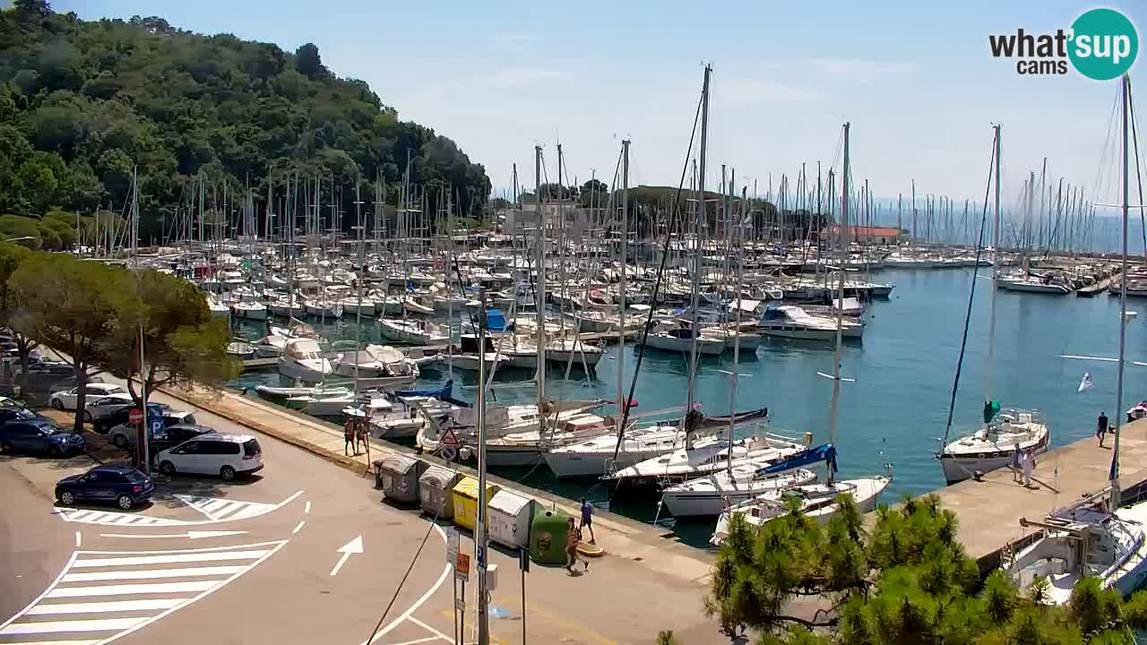 Webcam Baie de Sistiana – Vue en direct de la marina et de la baie