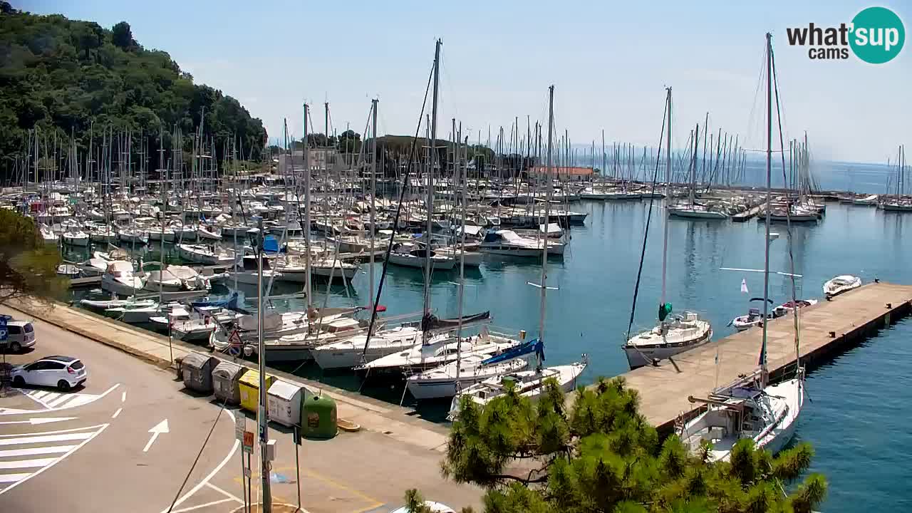 Webcam Baie de Sistiana – Vue en direct de la marina et de la baie