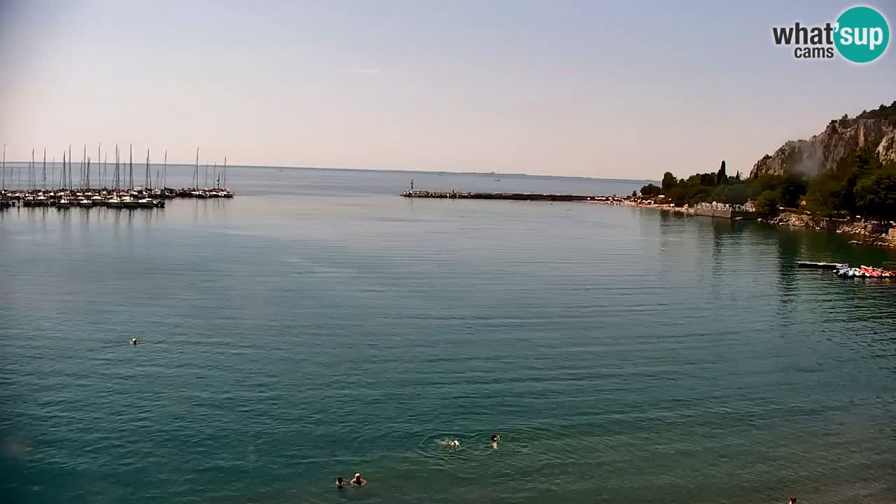 Webcam Sistiana Baia – Live View of the Marina and Gulf