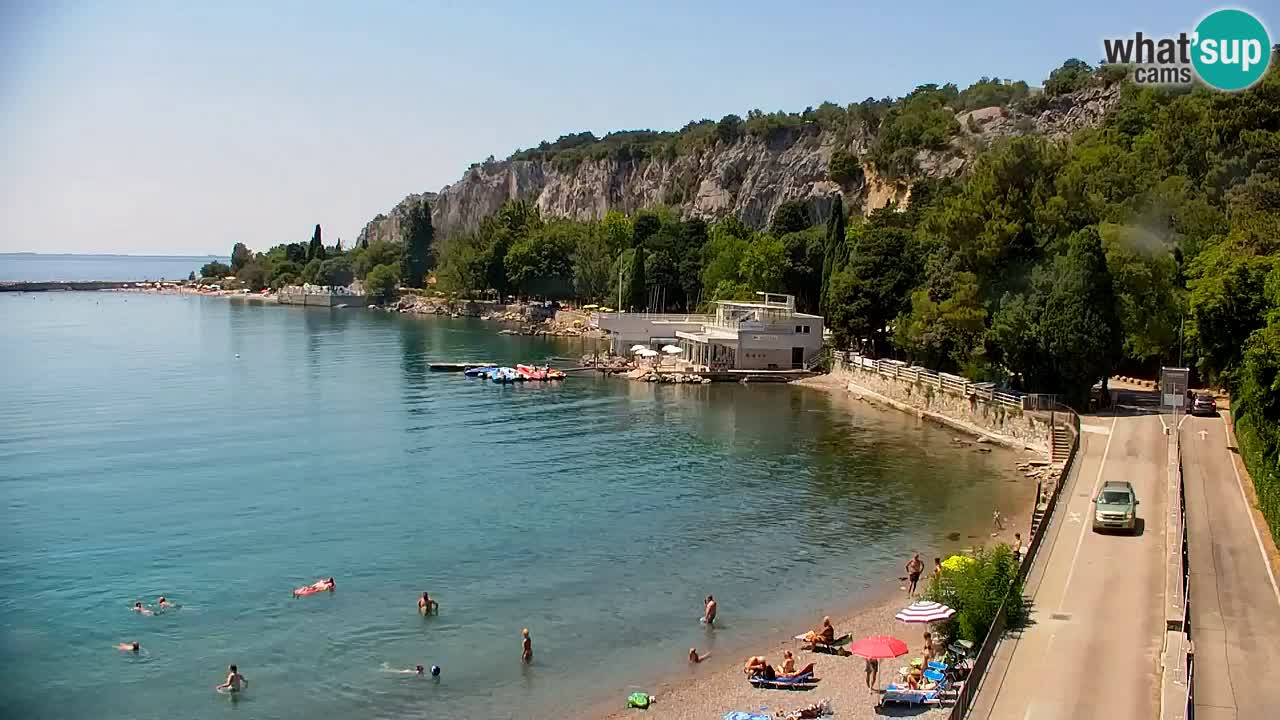 Webcam Baie de Sistiana – Vue en direct de la marina et de la baie