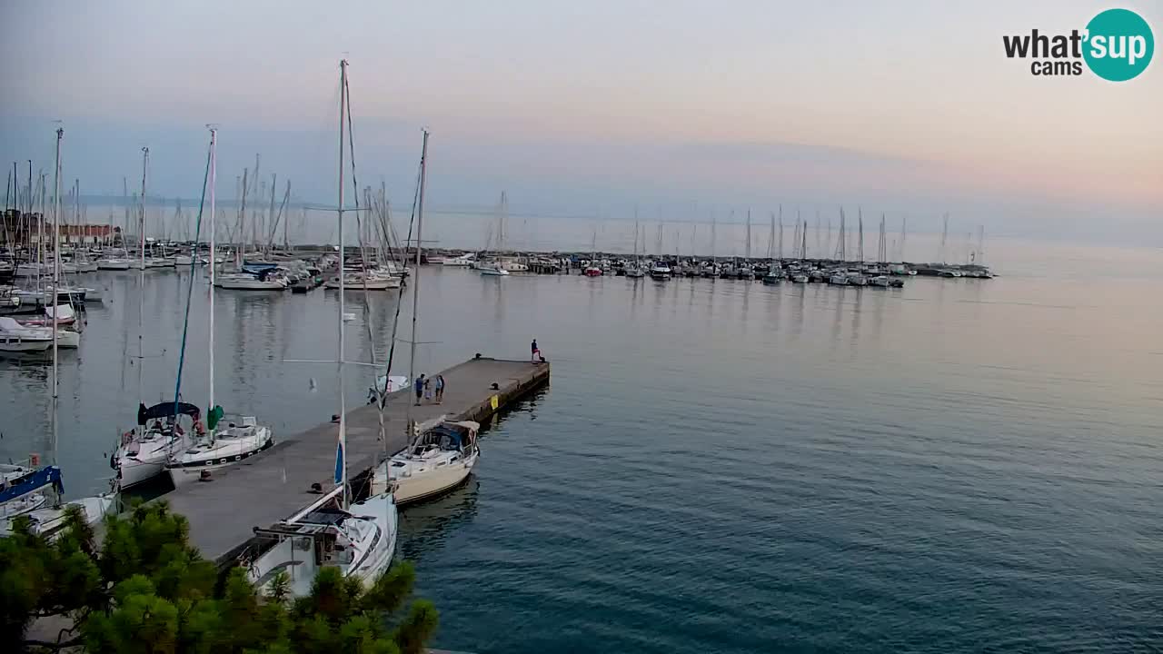 Web kamera Sistiana Uvala – Pogled uživo na marinu i zaljev