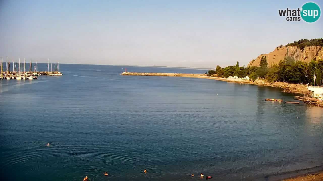 Webcam Sistiana Baia – Live View of the Marina and Gulf