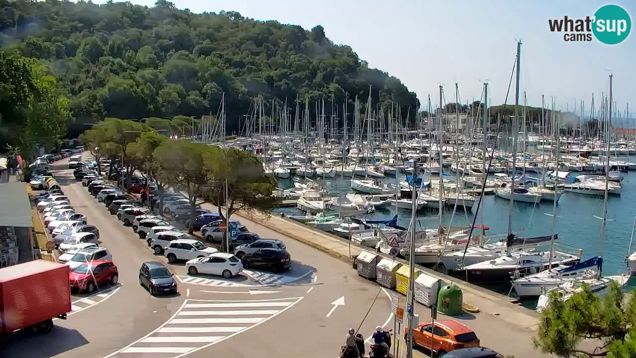 Webcam Baie de Sistiana – Vue en direct de la marina et de la baie