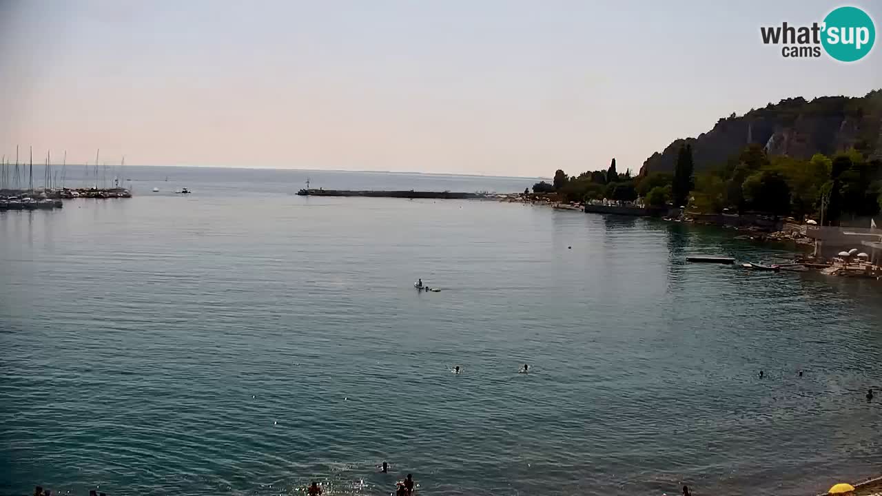 Webcam Sistiana Baia – Live View of the Marina and Gulf
