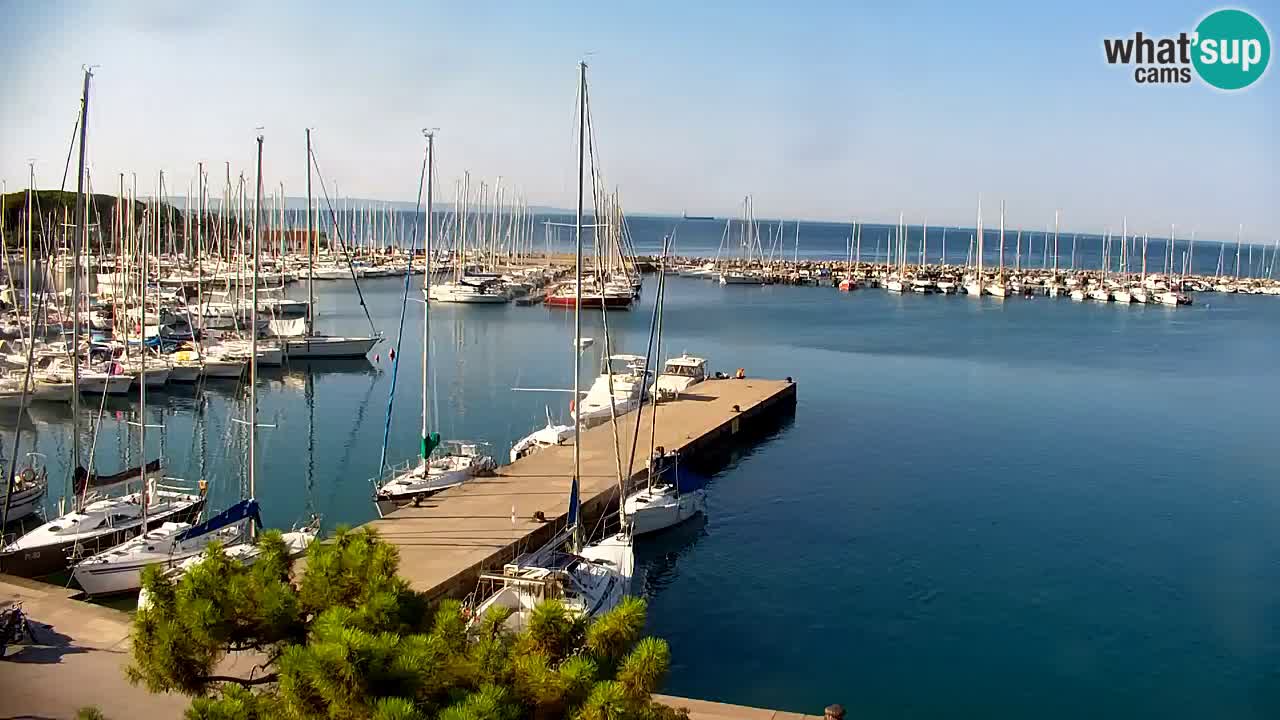 Webcam Sistiana Baia – Live View of the Marina and Gulf