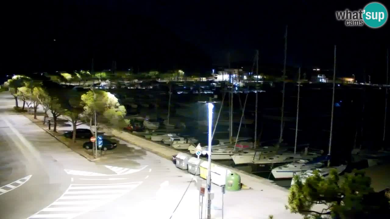 Webcam Bahía de Sistiana – Vista en directo del puerto deportivo y la costa