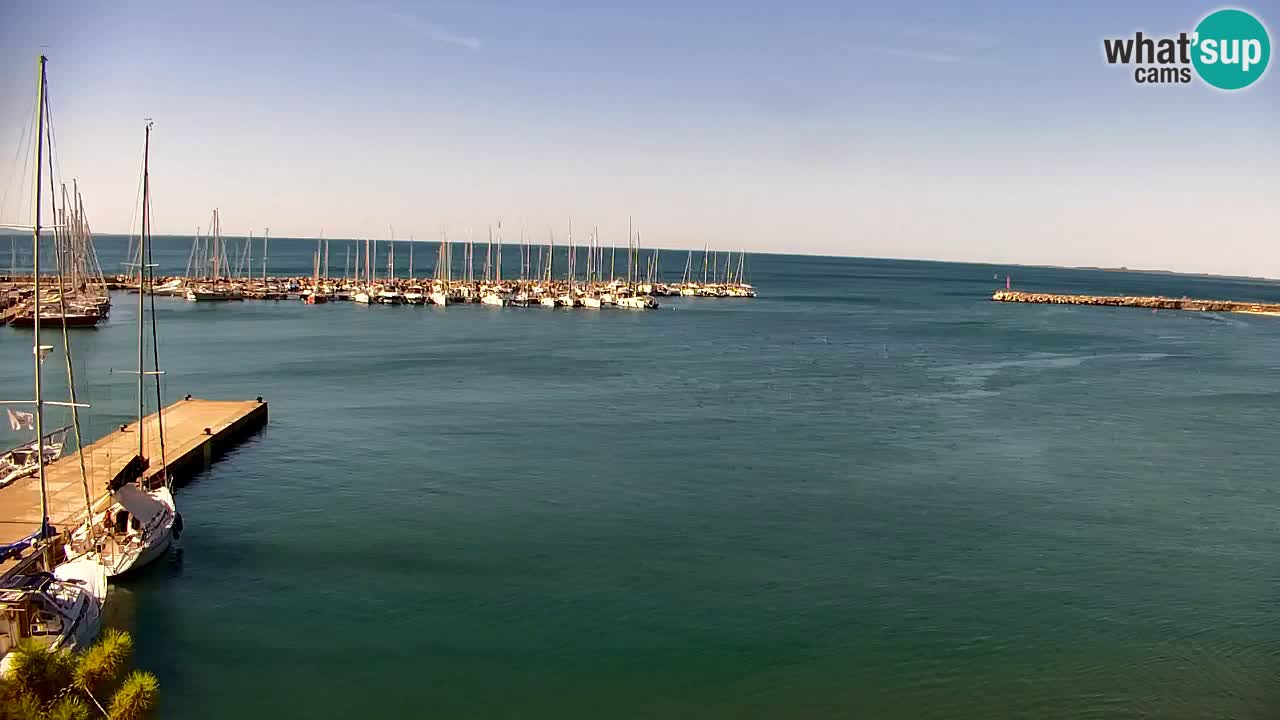 Webcam Bahía de Sistiana – Vista en directo del puerto deportivo y la costa