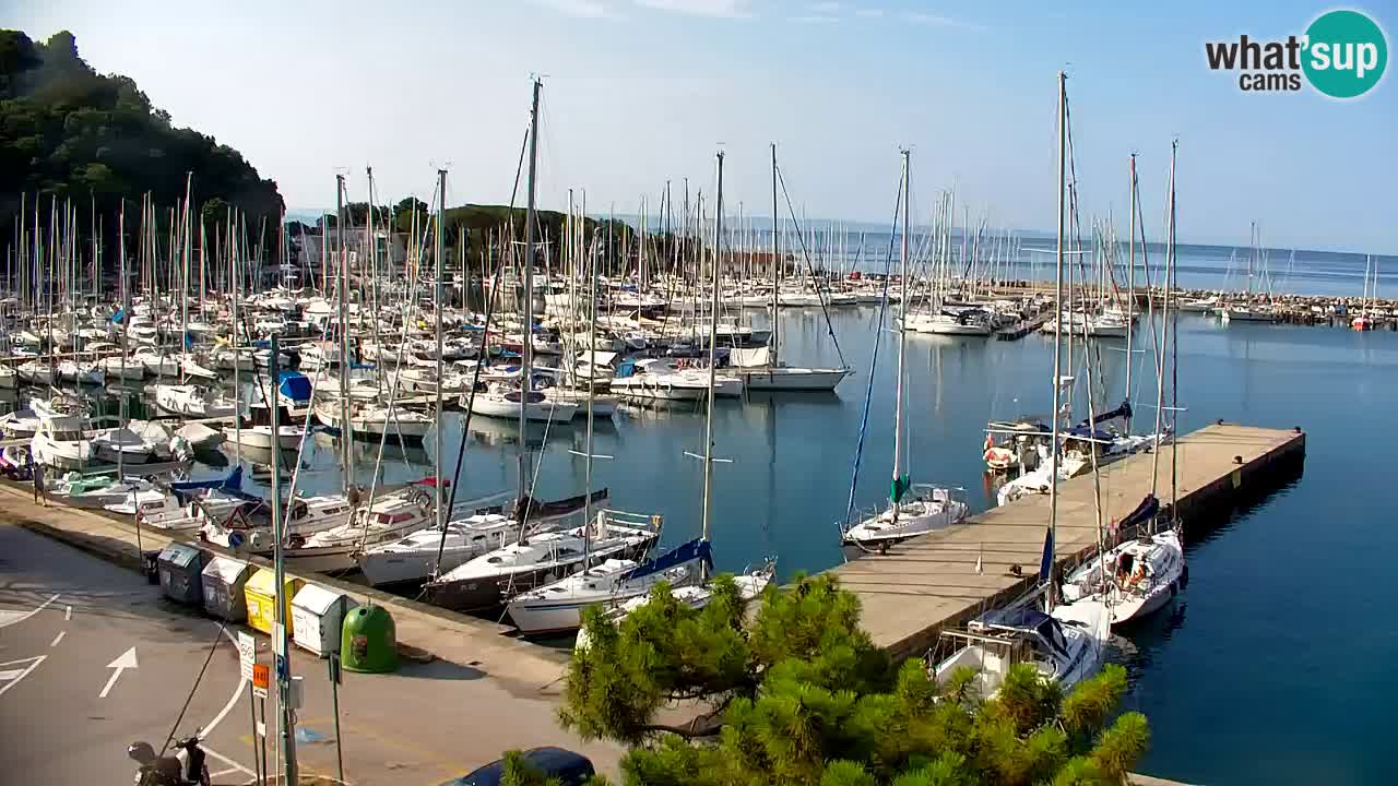 Webcam Baie de Sistiana – Vue en direct de la marina et de la baie