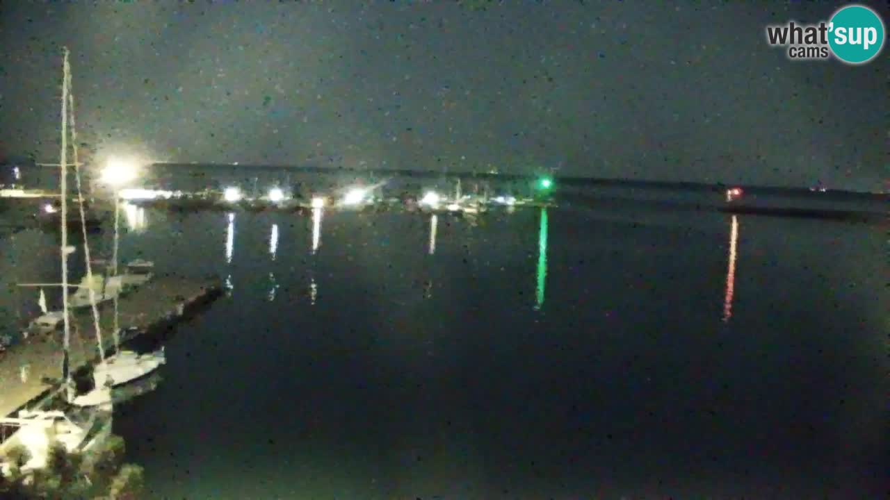 Webcam Bahía de Sistiana – Vista en directo del puerto deportivo y la costa