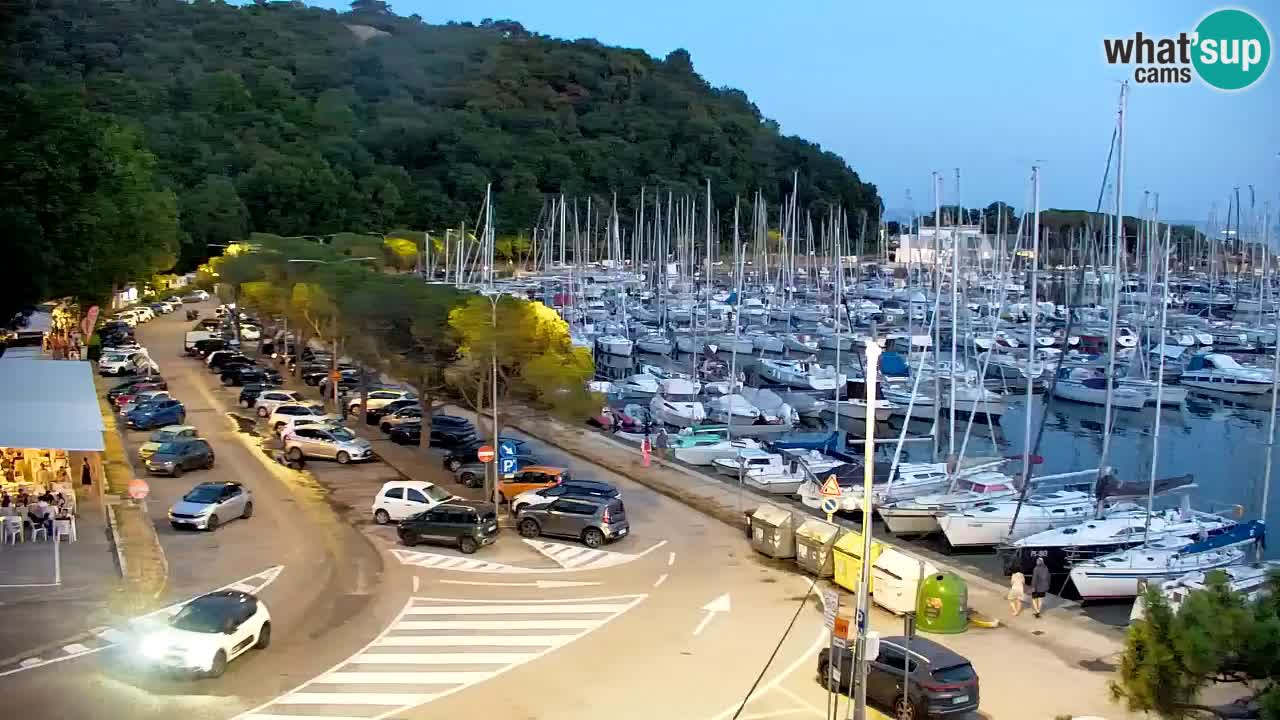 Web kamera Sistiana Uvala – Pogled uživo na marinu i zaljev