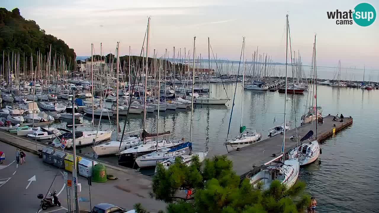 Webcam Baie de Sistiana – Vue en direct de la marina et de la baie