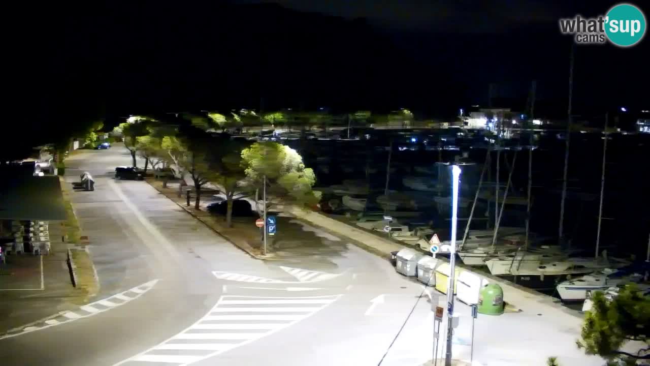 Webcam Bahía de Sistiana – Vista en directo del puerto deportivo y la costa