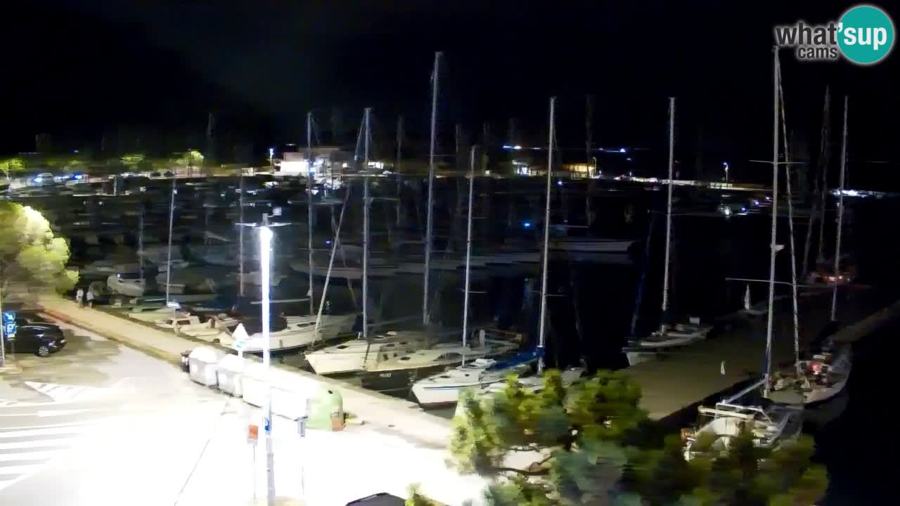 Webcam Bahía de Sistiana – Vista en directo del puerto deportivo y la costa