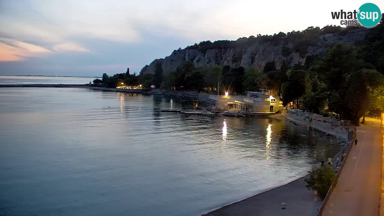 Webcam Baie de Sistiana – Vue en direct de la marina et de la baie