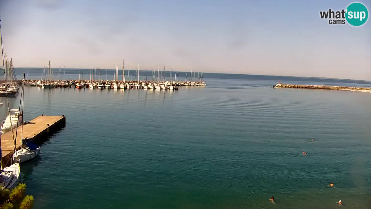 Web kamera Sistiana Uvala – Pogled uživo na marinu i zaljev