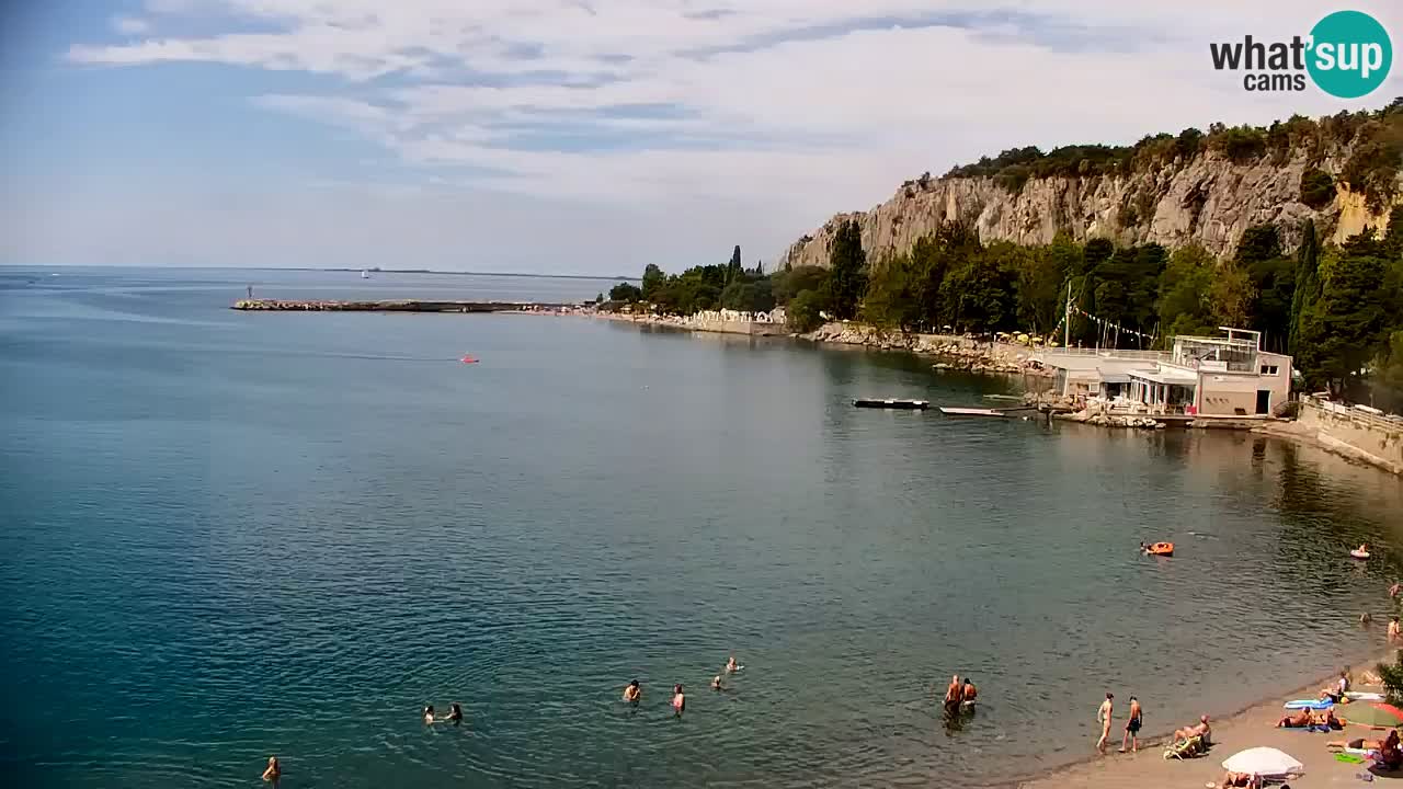 Web kamera Sistiana Uvala – Pogled uživo na marinu i zaljev