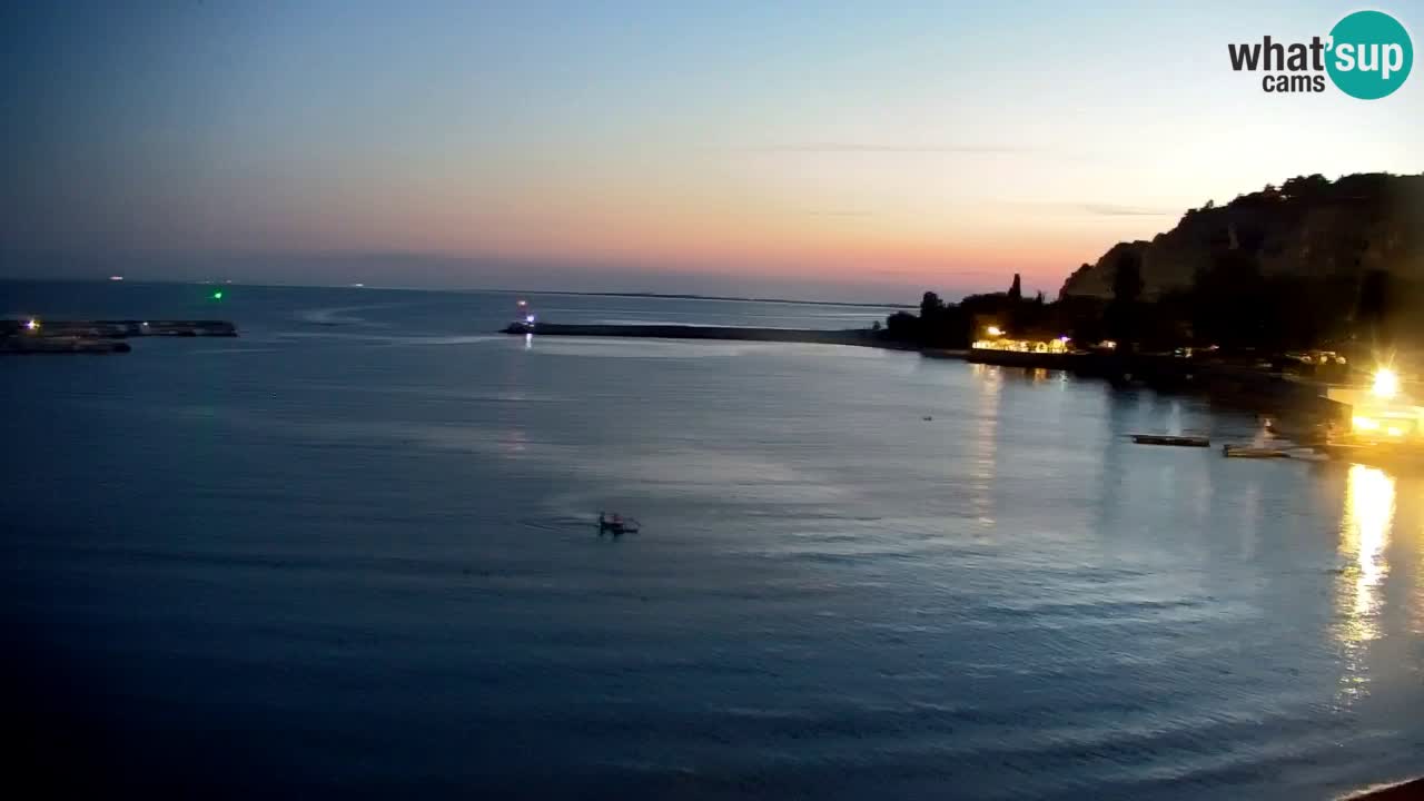 Webcam Baie de Sistiana – Vue en direct de la marina et de la baie