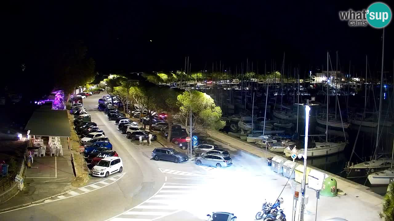 Webcam Bahía de Sistiana – Vista en directo del puerto deportivo y la costa