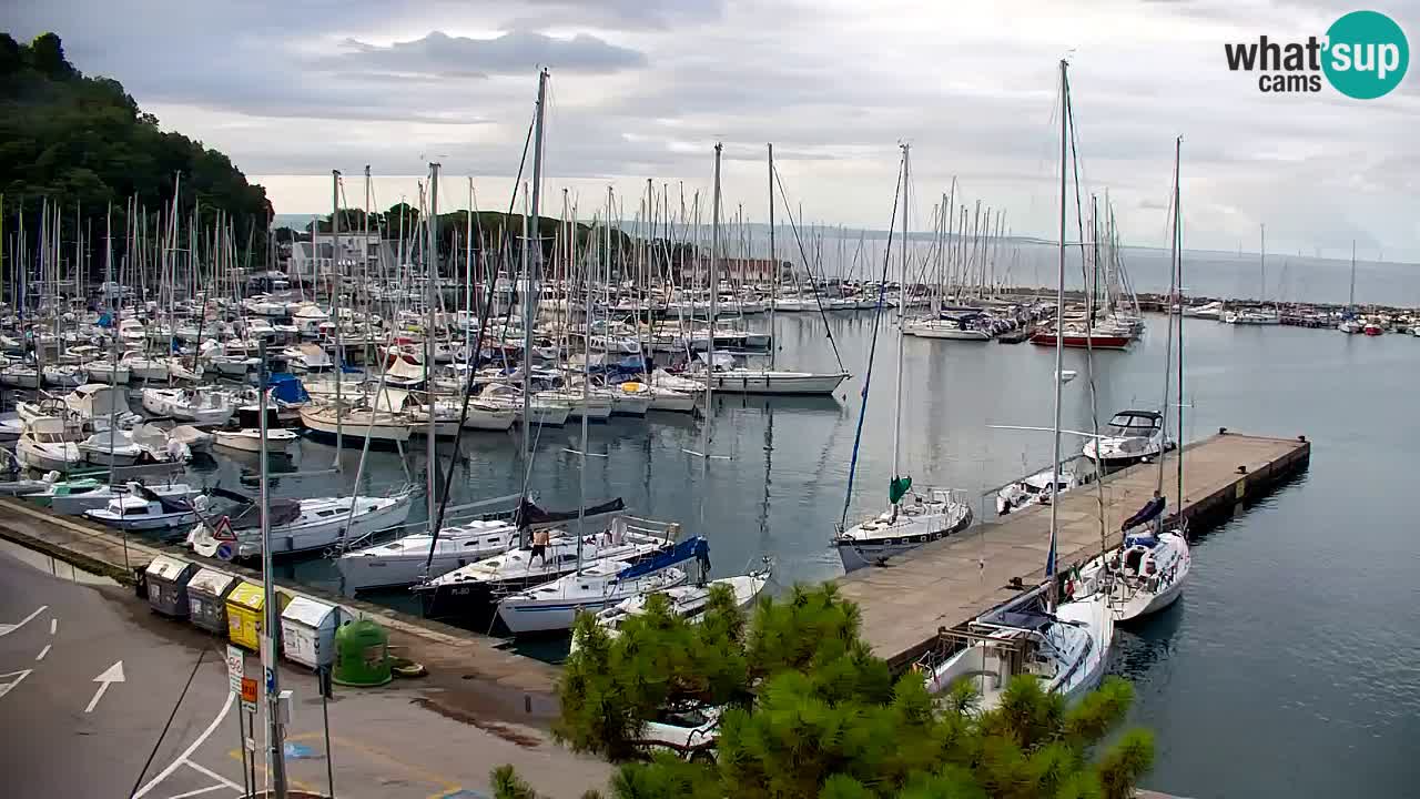 Webcam Baie de Sistiana – Vue en direct de la marina et de la baie