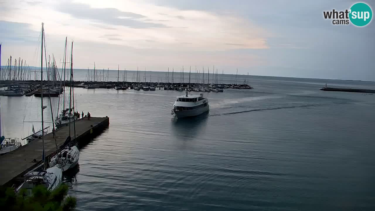 Spletna kamera Sesljanski zaliv – Pogled v živo na marino in zaliv