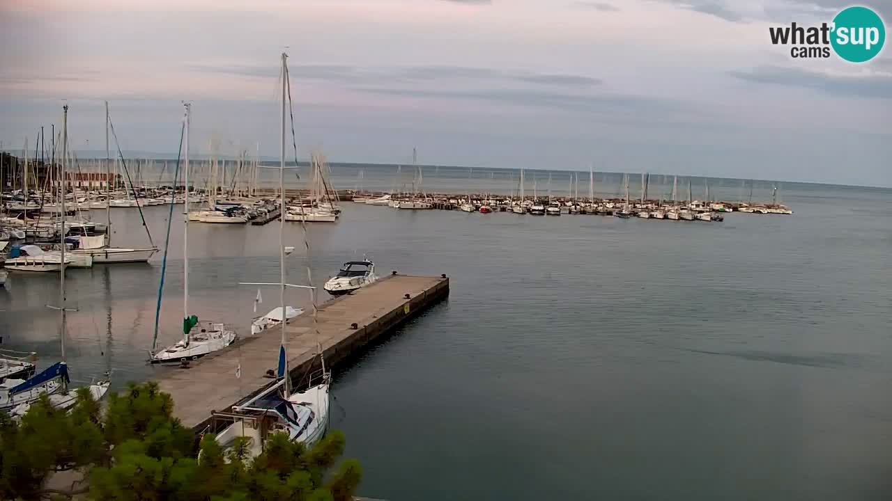 Spletna kamera Sesljanski zaliv – Pogled v živo na marino in zaliv