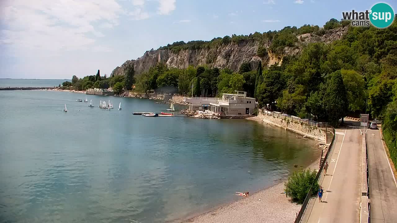 Webcam Baie de Sistiana – Vue en direct de la marina et de la baie
