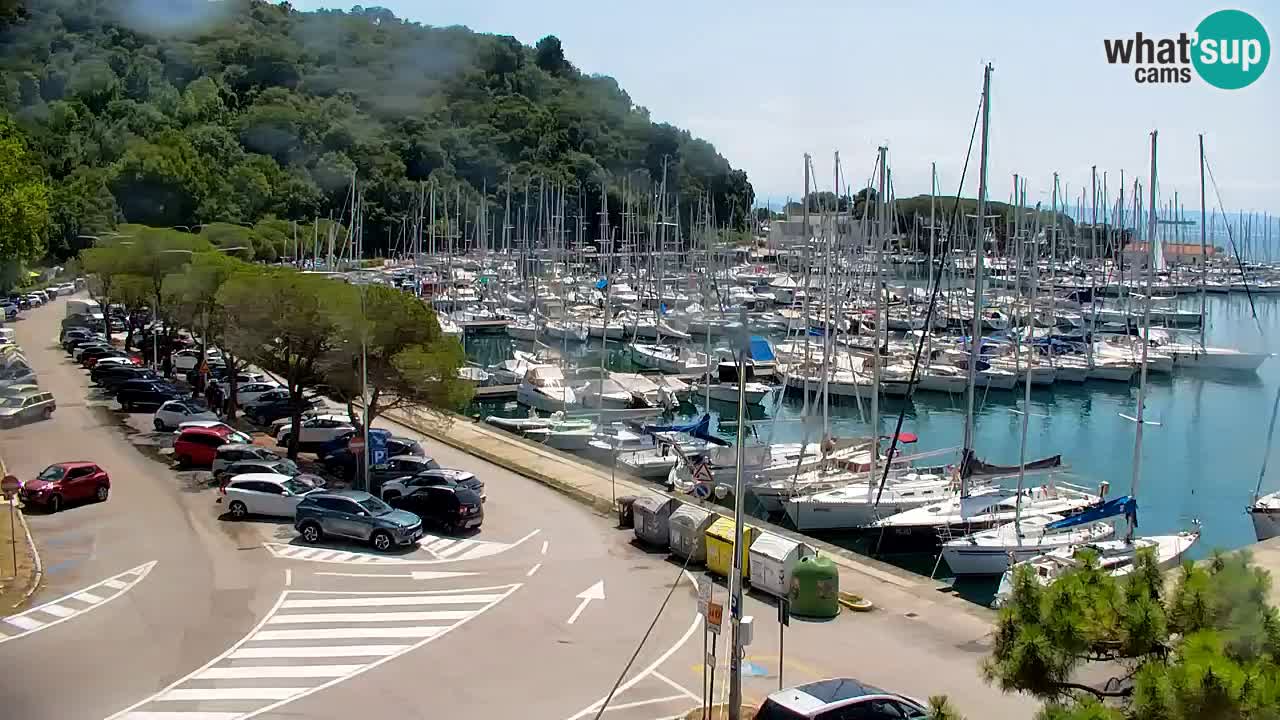 Webcam Baie de Sistiana – Vue en direct de la marina et de la baie