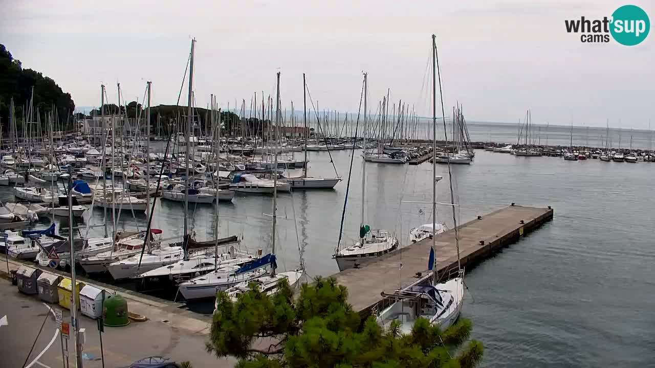 Webcam Baie de Sistiana – Vue en direct de la marina et de la baie