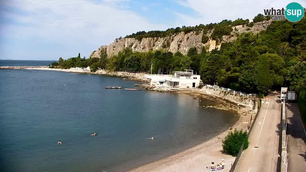 Webcam Baie de Sistiana – Vue en direct de la marina et de la baie