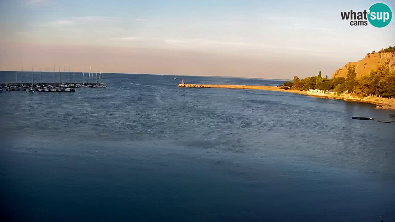 Webcam Baie de Sistiana – Vue en direct de la marina et de la baie