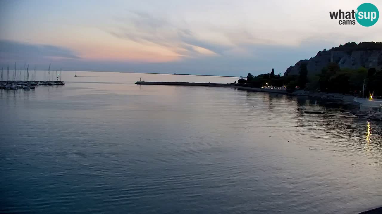 Web kamera Sistiana Uvala – Pogled uživo na marinu i zaljev