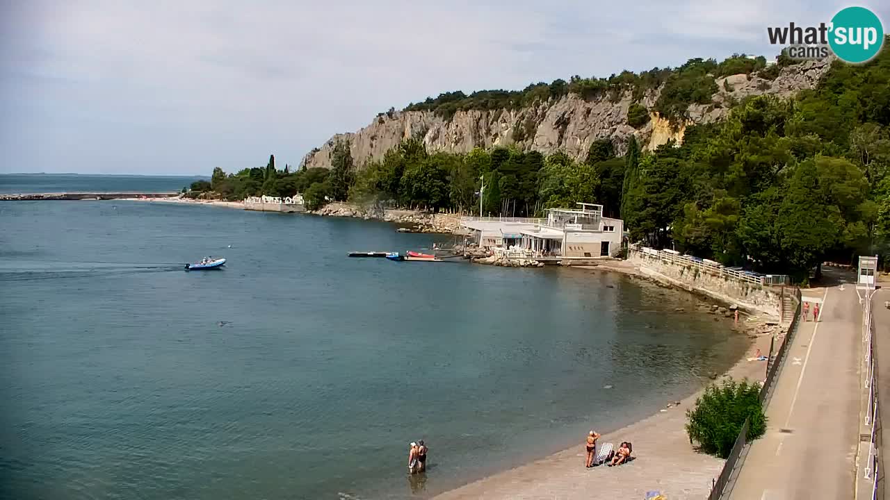 Webcam Baie de Sistiana – Vue en direct de la marina et de la baie