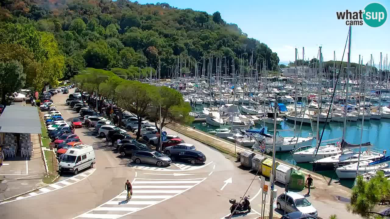 Webcam Baie de Sistiana – Vue en direct de la marina et de la baie