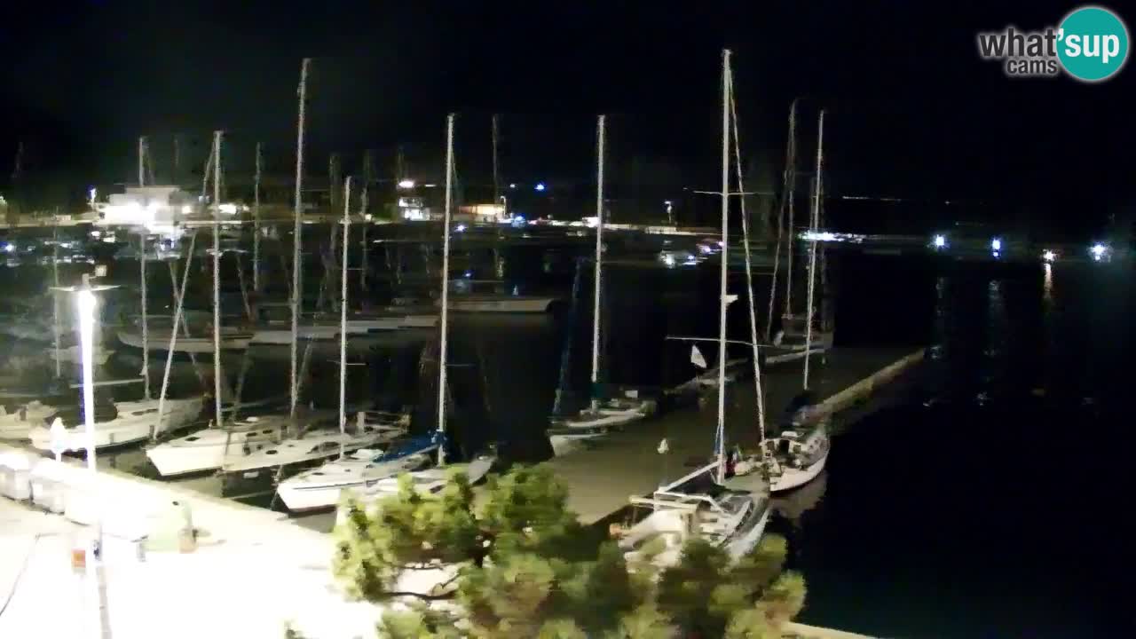 Webcam Baie de Sistiana – Vue en direct de la marina et de la baie