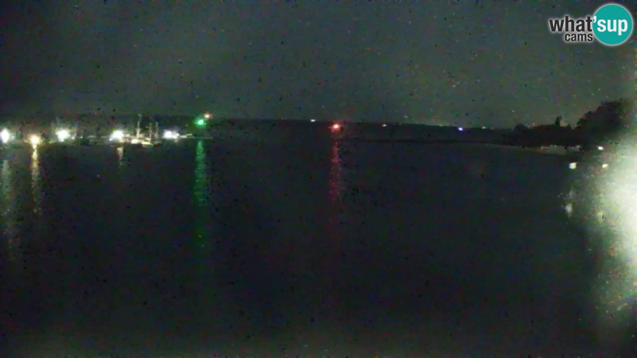 Webcam Bahía de Sistiana – Vista en directo del puerto deportivo y la costa