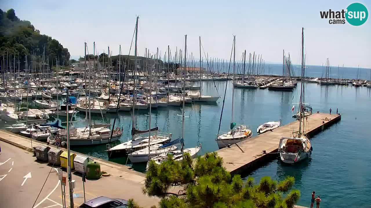 Webcam Baie de Sistiana – Vue en direct de la marina et de la baie