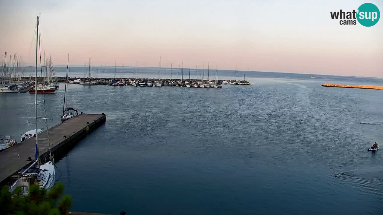 Webcam Baie de Sistiana – Vue en direct de la marina et de la baie