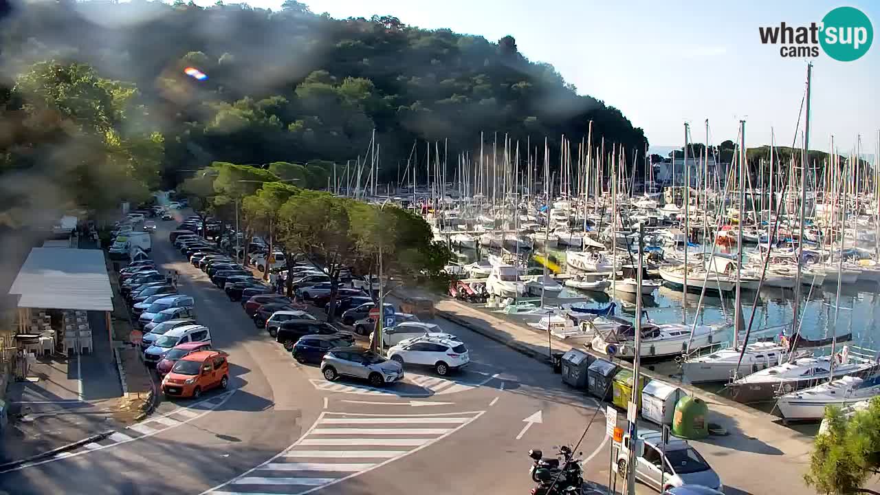 Webcam Baie de Sistiana – Vue en direct de la marina et de la baie